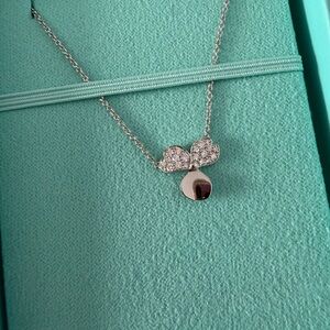 Tiffany & Co. Platinum Diamond Flower Necklace